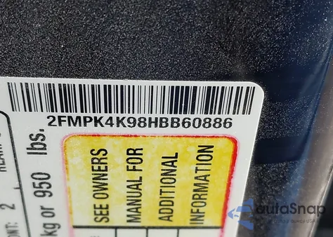 2017 Ford Edge Titanium z USA, uszkodzony, nr VIN 2FMPK4K98HBB60886